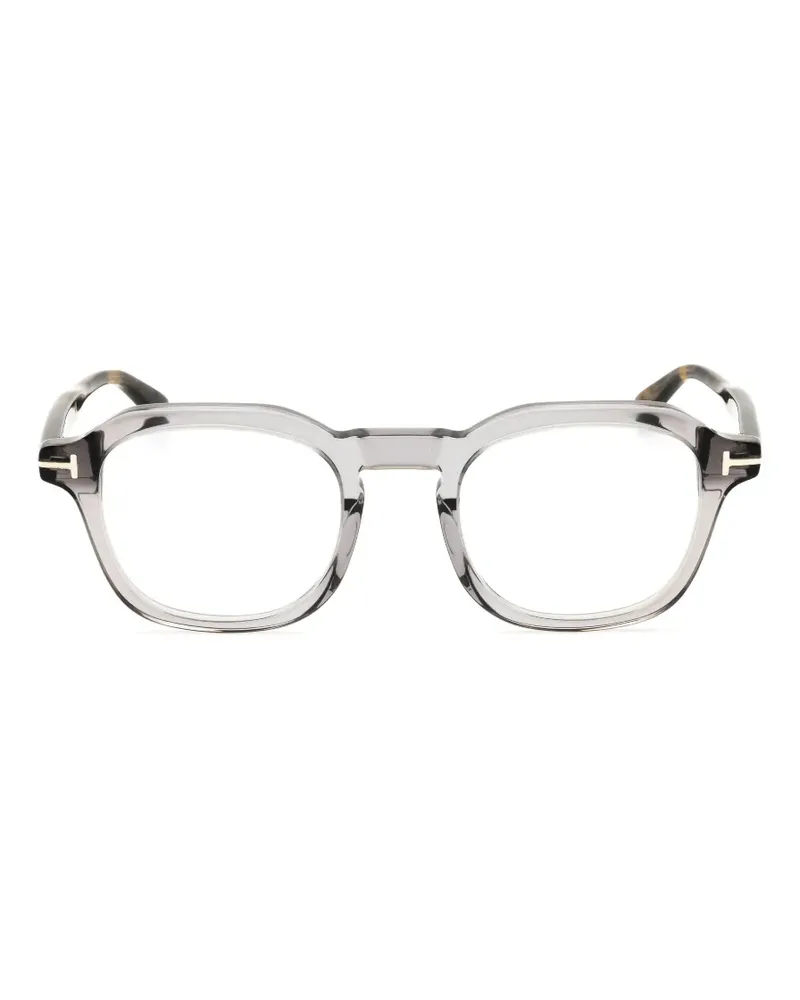 Tom Ford Brille mit geometrischem Gestell - Grau Grau