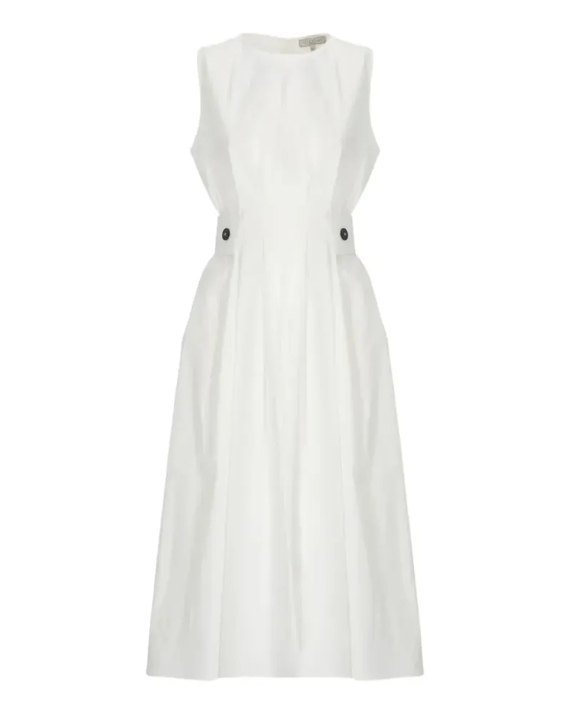 Antonelli Firenze Lex pleated midi dress - Weiß Weiß