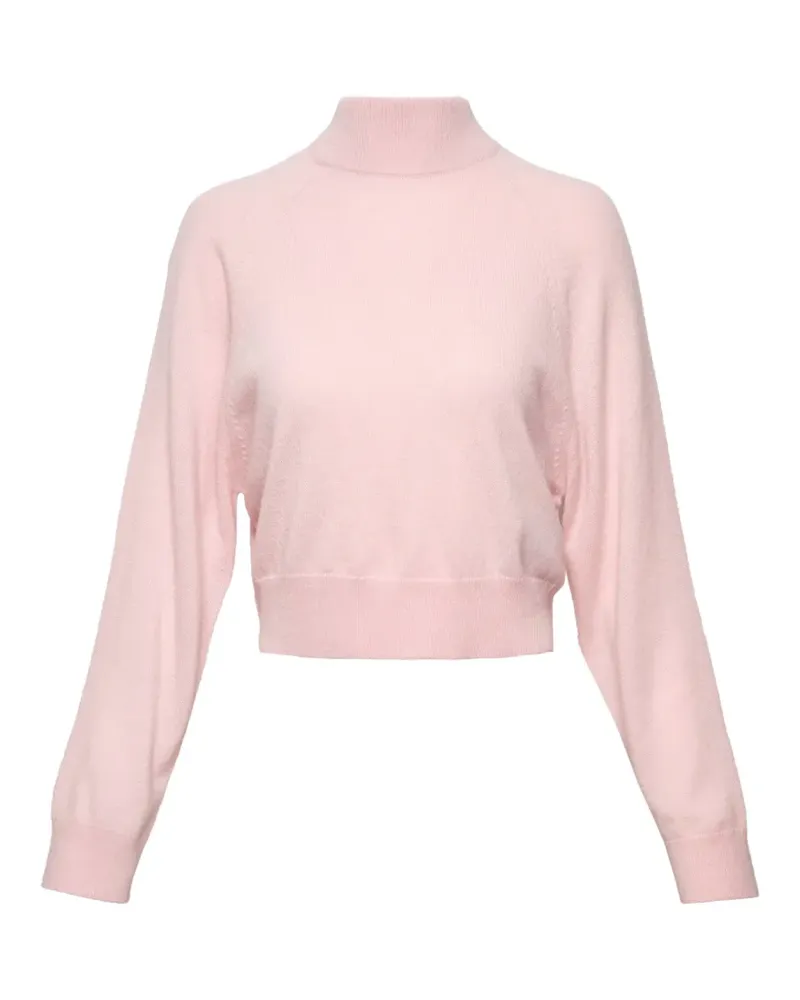 Jil Sander Fein gestrickter Pullover - Rosa Rosa