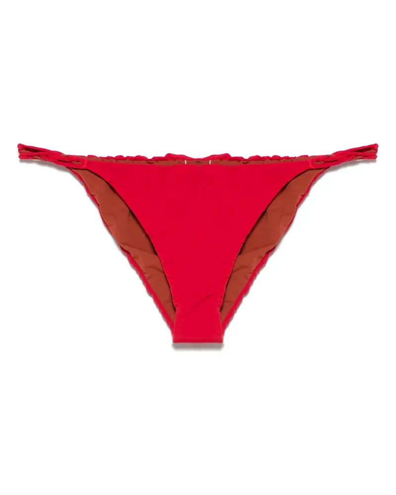 Isa Boulder Klassisches Bikinihöschen - Rot Rot
