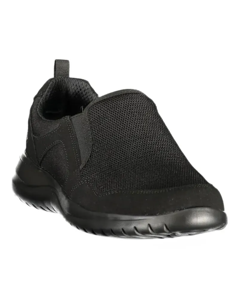 Lumberjack mesh-panelled slip-on sneakers - Schwarz Schwarz