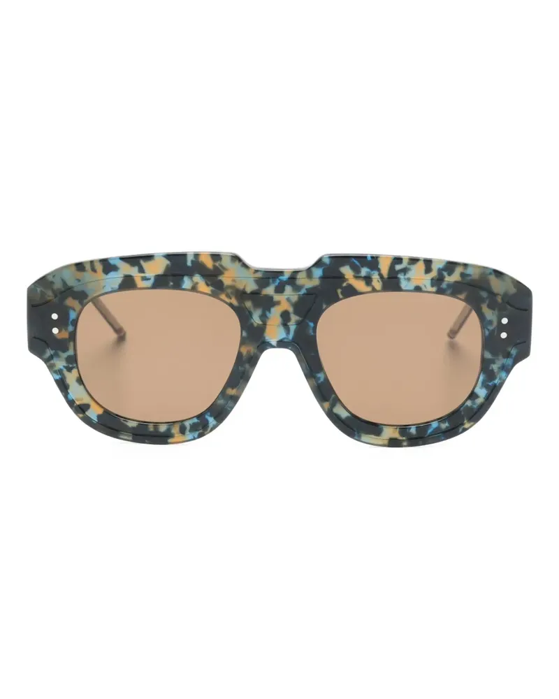 Thom Browne Geometrische Sonnenbrille - Blau Blau
