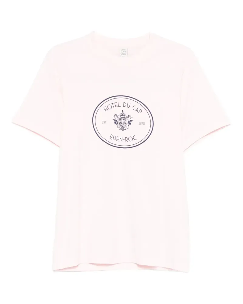 SPORTY & RICH Eden Crest T-Shirt - Rosa Rosa