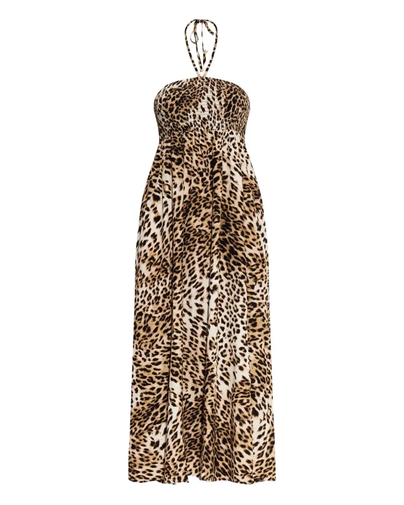 Gestuz Geopa Maxikleid - Nude Nude