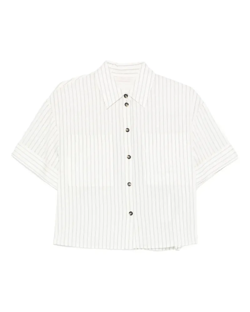 Liu Jo striped button shirt - Nude Nude