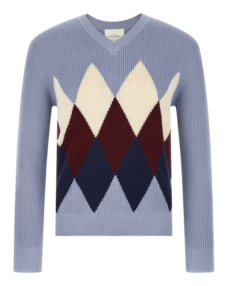 Ballantyne V-neck sweater - Blau Blau