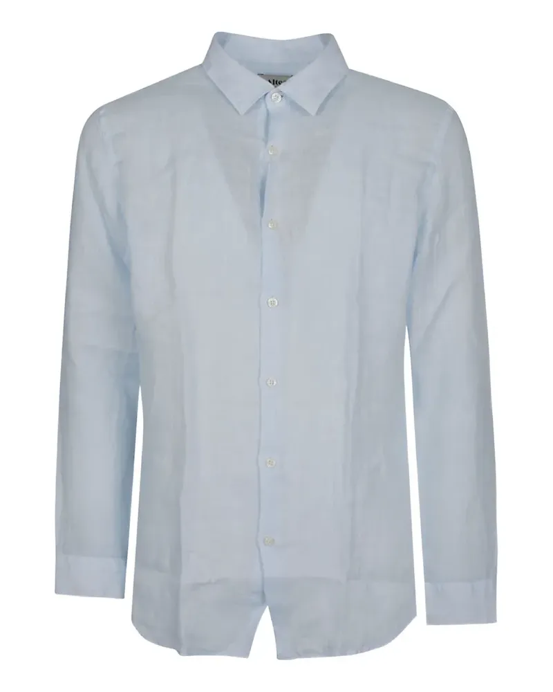 Altea linen long-sleeve shirt - Blau Blau