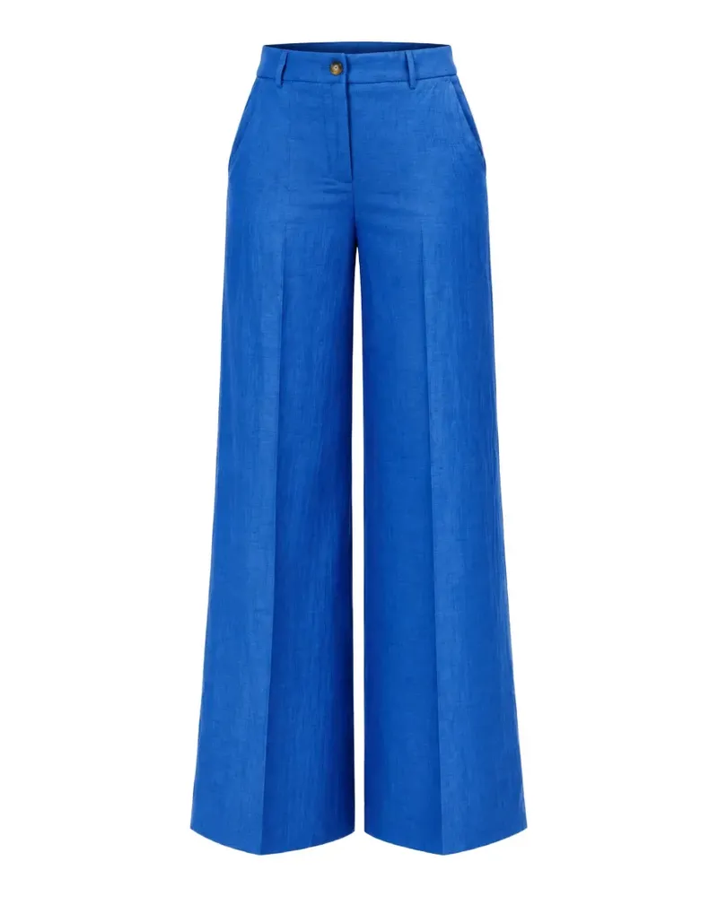 Kaos Weite Hose mit Bügelfalten - Blau Blau