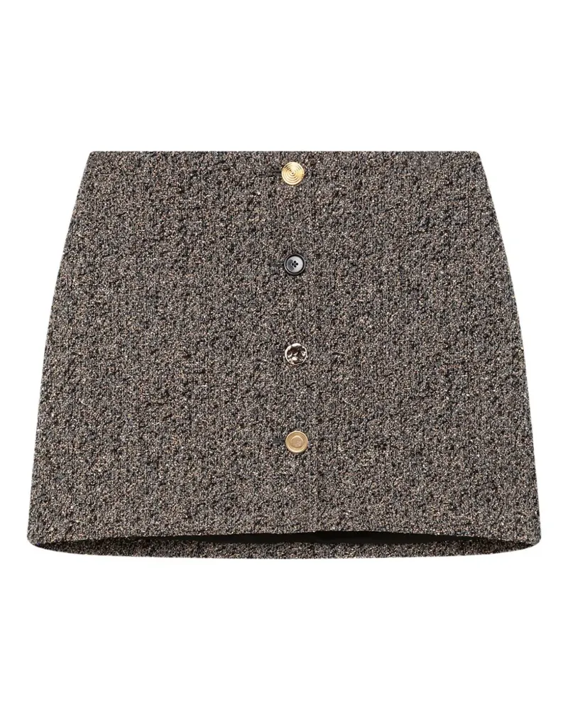 MSGM Minirock mit Knöpfen - Braun Braun