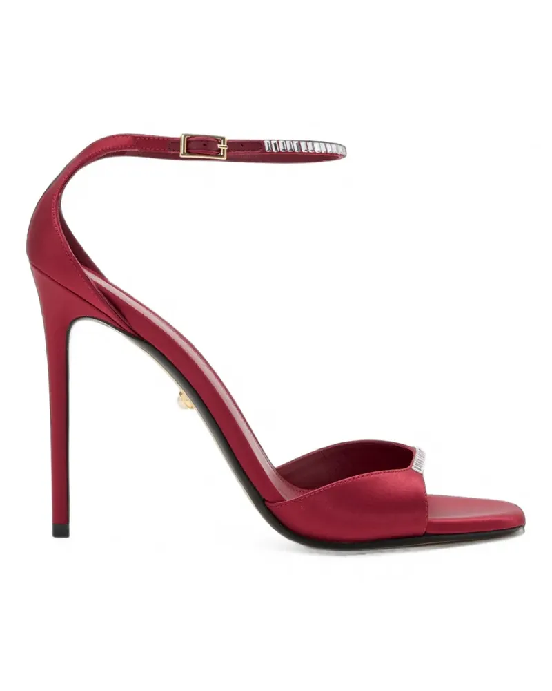 Alevì Ninel Xtal crystal-embellished satin sandals - Rot Rot