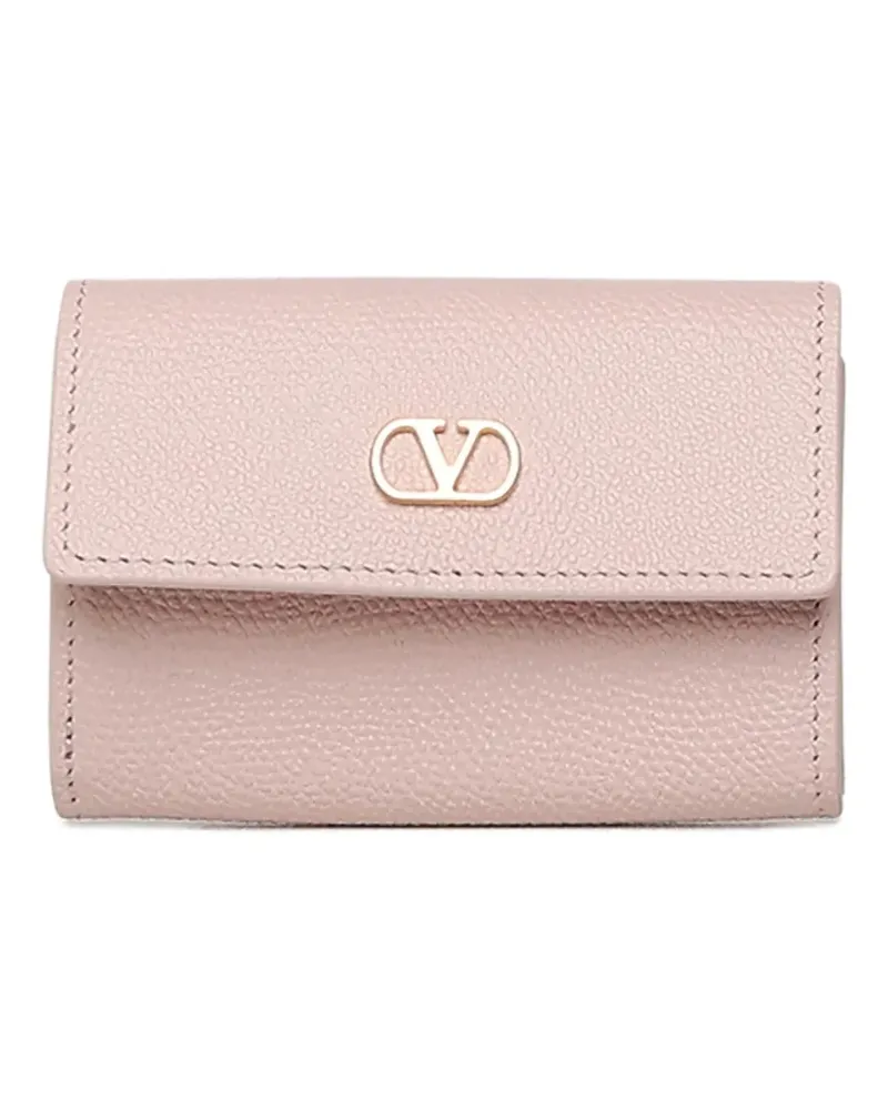 Valentino Garavani Signature VLogo wallet - Rosa Rosa