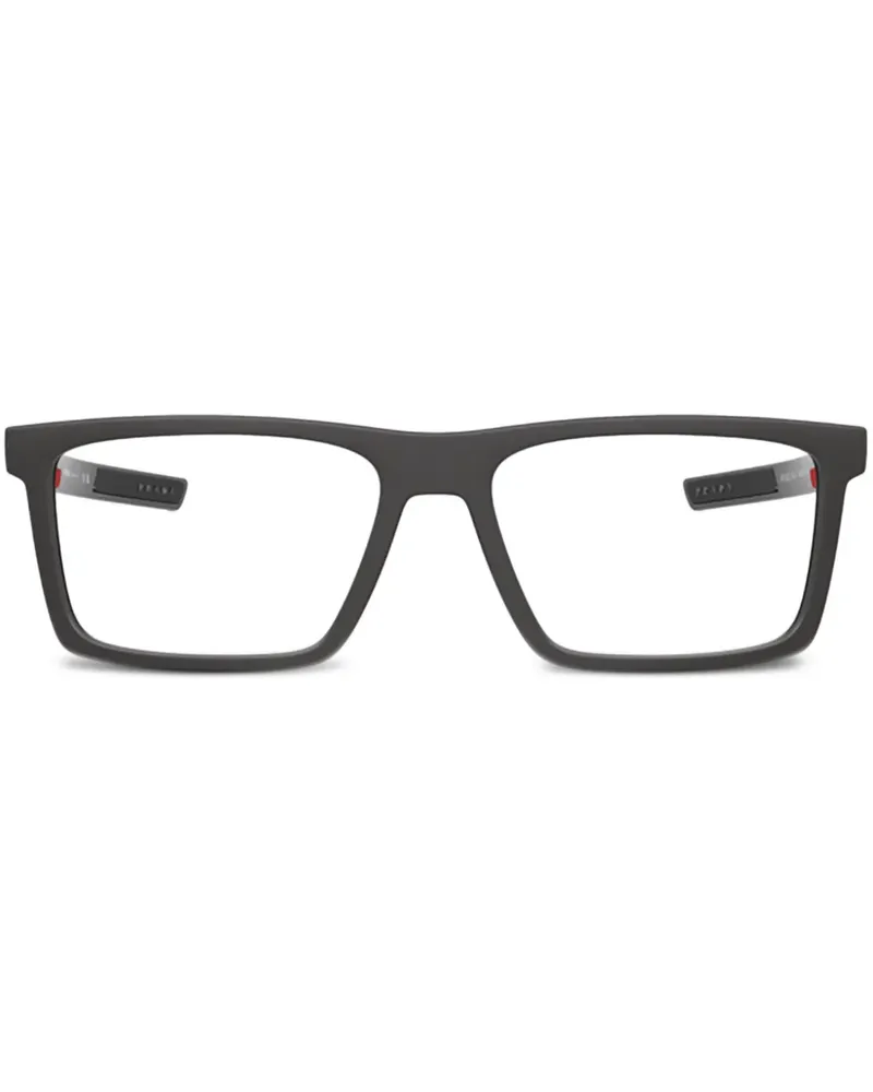 Prada Brille mit eckigem Gestell - Grau Grau
