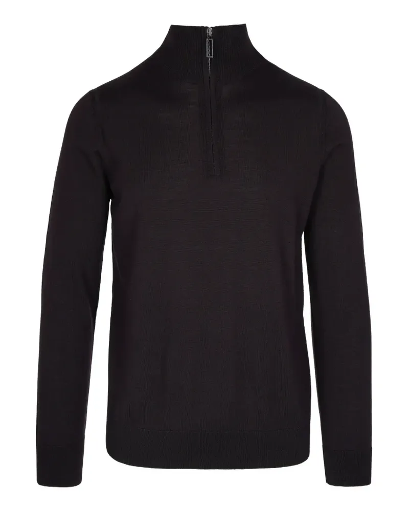 Paolo Pecora Milano zip-collar sweater - Braun Braun