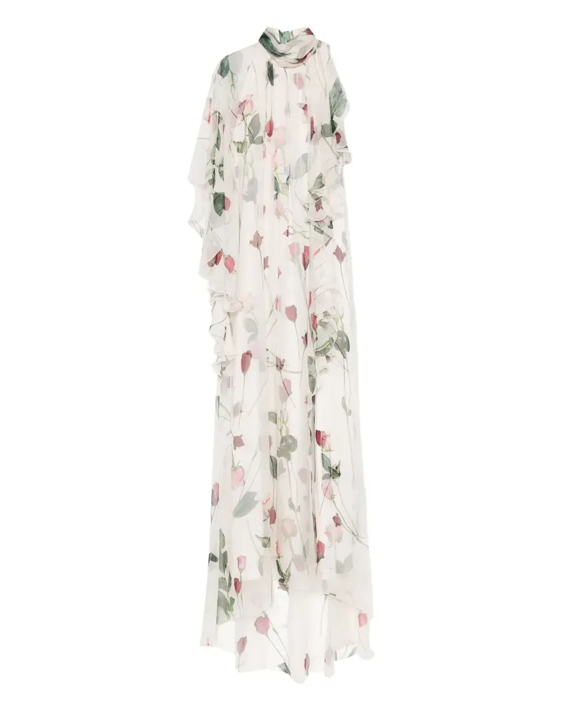 Antonio Marras Maxikleid mit Blumen-Print - Grau Grau
