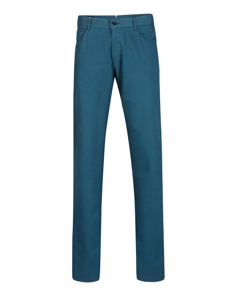 Billionaire Edward logo-embroidered trousers - Blau Blau