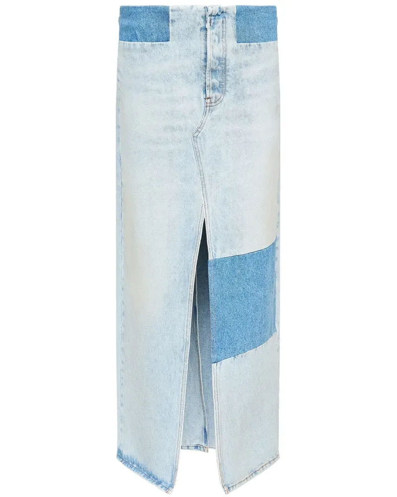 Maison Margiela Jeansrock im Patchwork-Look - Blau Blau