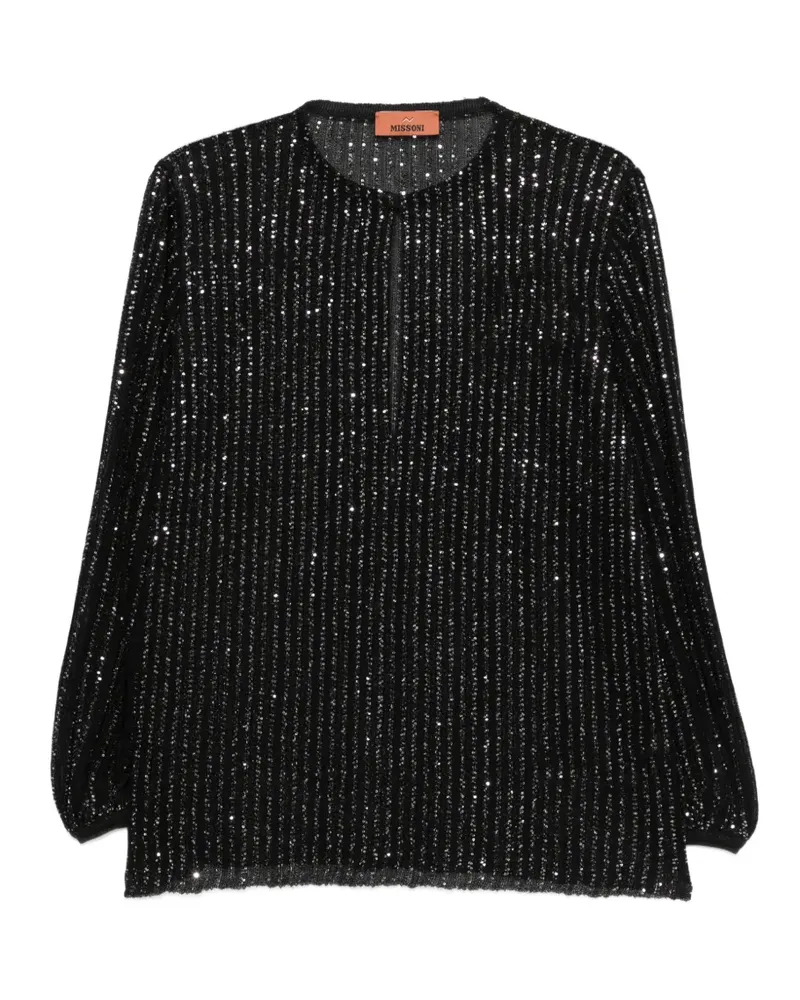 Missoni Langärmelige Bluse - Schwarz Schwarz