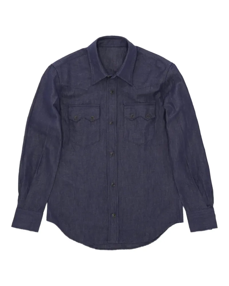 Fortela Smith Hemd aus Chambray - Blau Blau