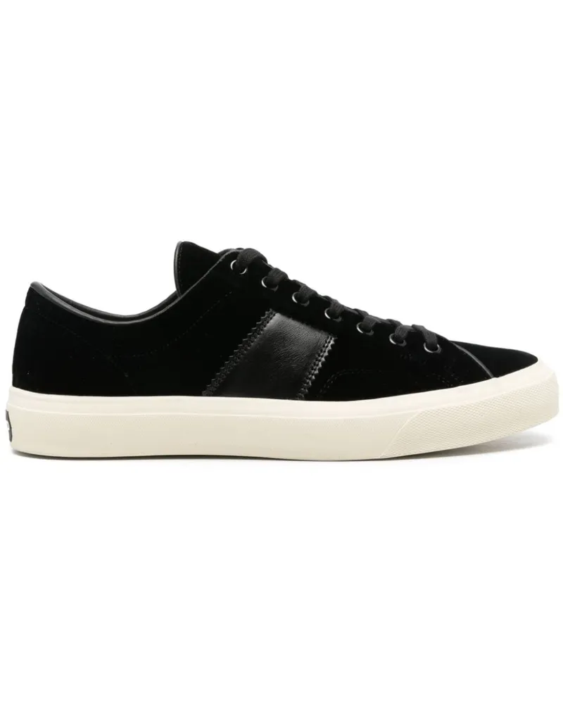 Tom Ford Sneakers aus Samt - Schwarz Schwarz