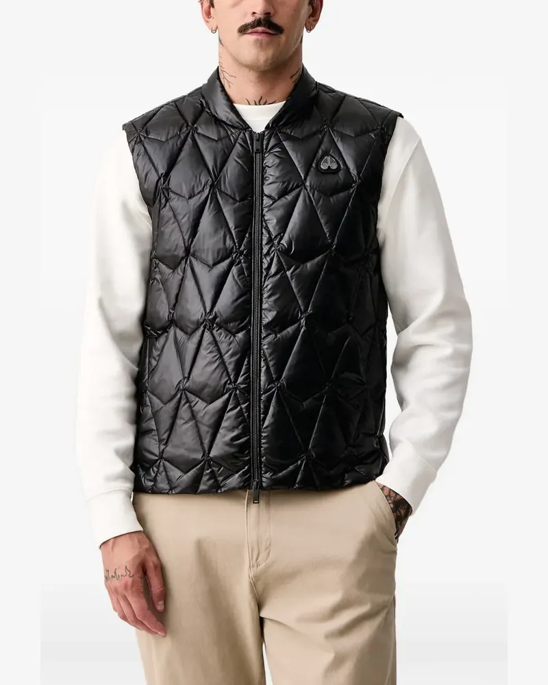 Moose Knuckles Iceberg quilted gilet - Schwarz Schwarz