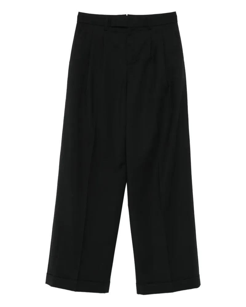 Briglia 1949 Bundfaltenhose mit Umschlag - Schwarz Schwarz