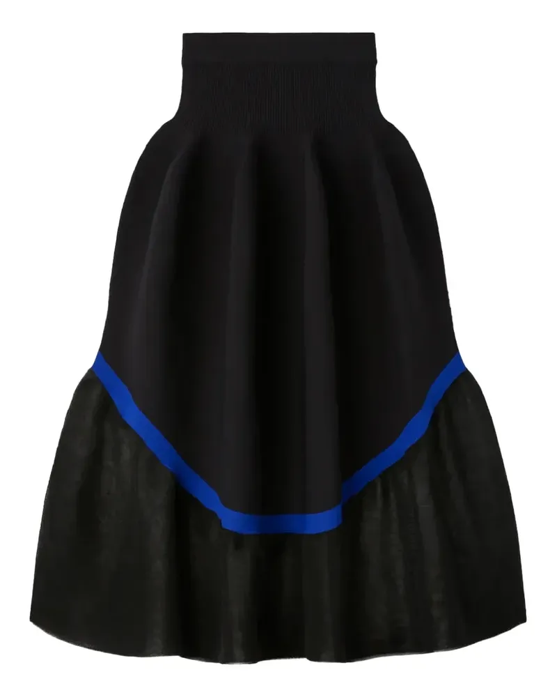 CFCL Pottery Lucent pleated midi skirt - Schwarz Schwarz