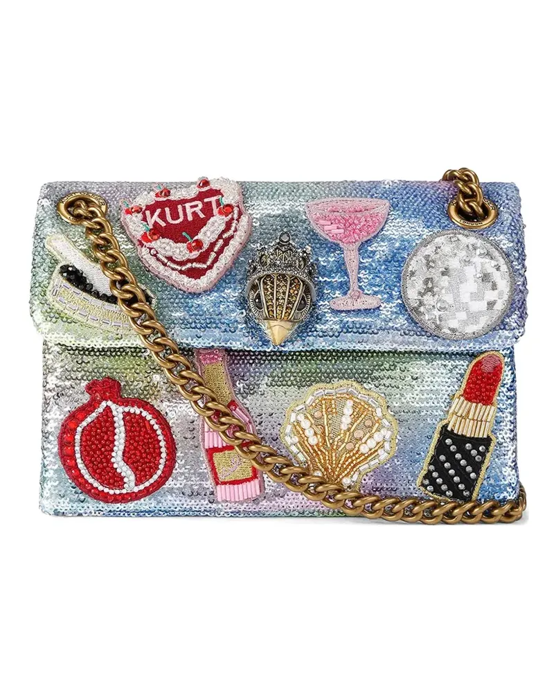 Kurt Geiger Umhängetasche mit Kristallen - Silber Silber