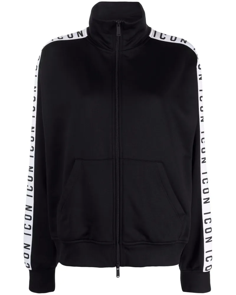 Dsquared2 Jacke mit Stehkragen - Schwarz Schwarz