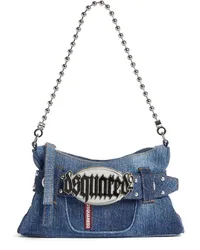 Dsquared2 Gothic Denim-Clutch Blau