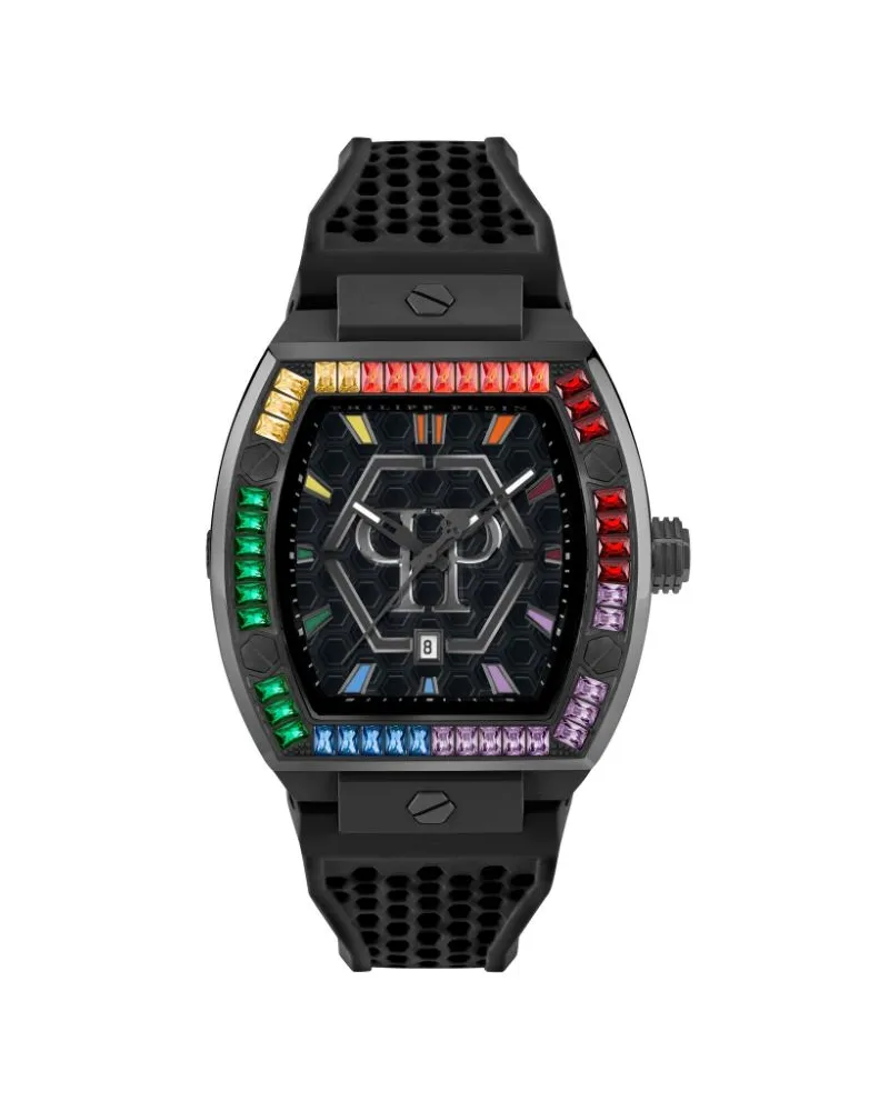 Philipp Plein The Hexagon Phantom 44mm - Schwarz Schwarz
