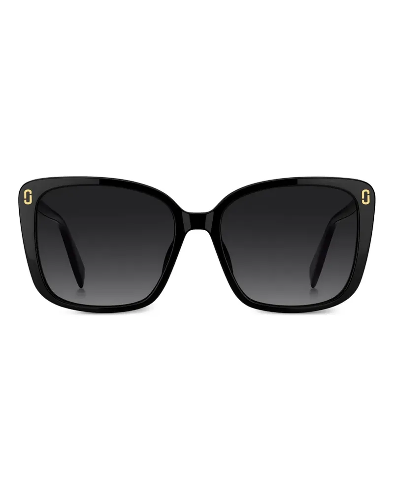 Marc Jacobs Sonnenbrille mit eckigem Gestell - Schwarz Schwarz