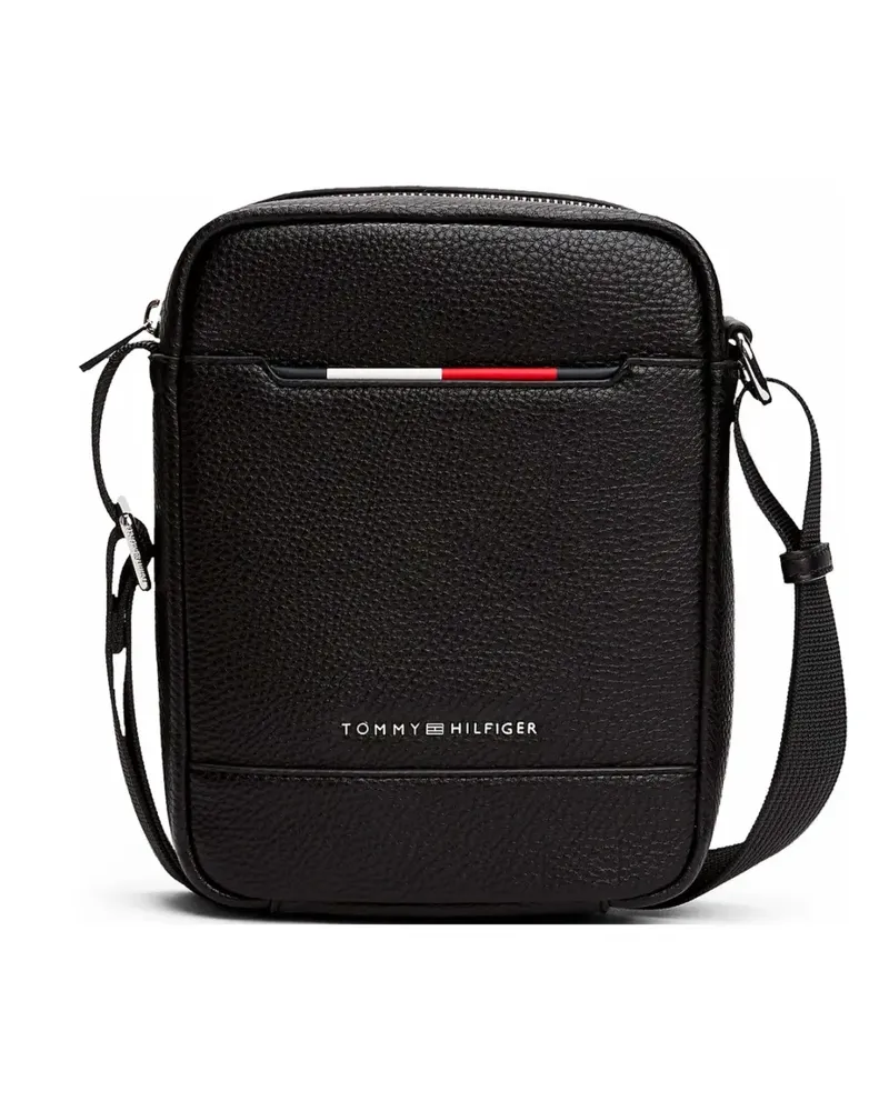 Tommy Hilfiger Kuriertasche mit Reißverschluss - Schwarz Schwarz