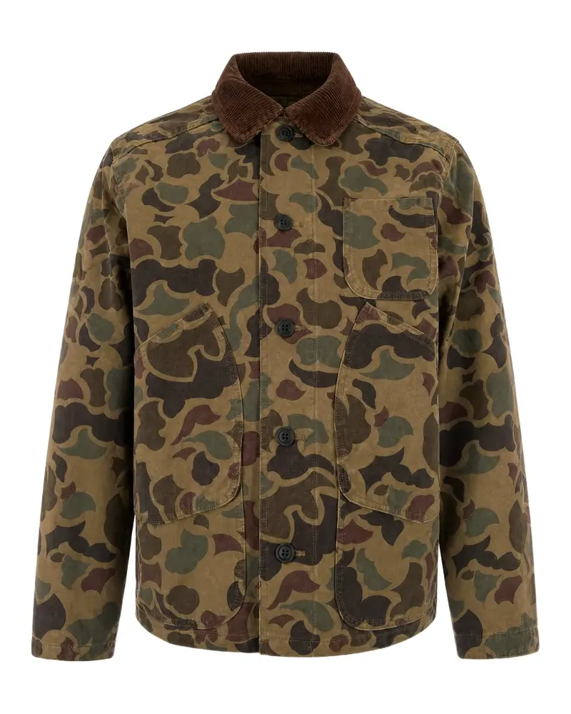 Filson Jacke mit Camouflage-Cordkragen - Braun Braun