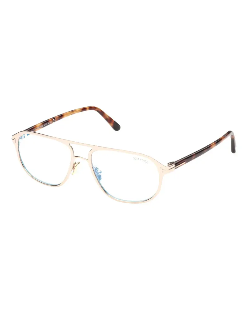 Tom Ford pilot-frame glasses - Gold Gold