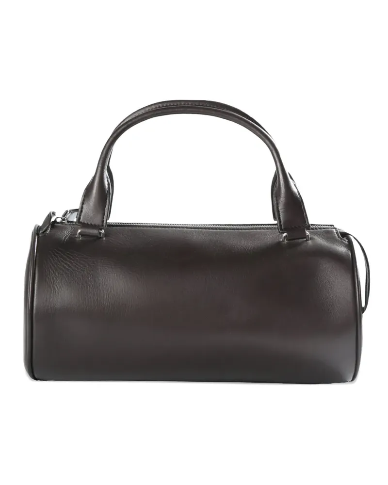 The Row Edith leather tote bag - Braun Braun