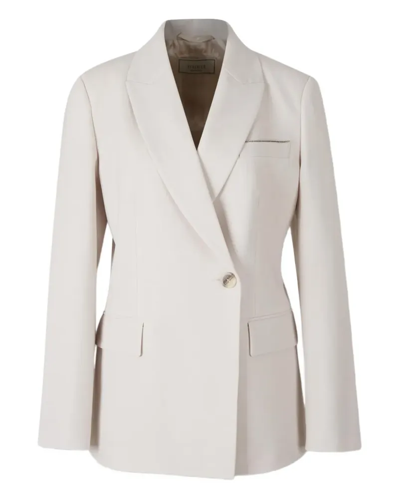 Peserico Doppelreihiger Blazer - Nude Nude
