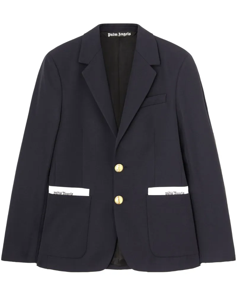 Palm Angels Sakko mit Sartorial Tape - Blau Blau