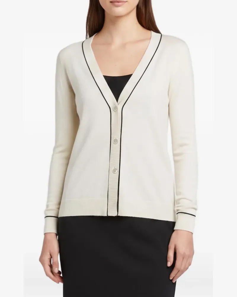 Max Mara Max Mara Hemd mit Kontrastborte - Nude Nude