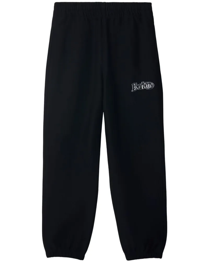 Burberry Jogginghose mit Logo-Print - Schwarz Schwarz