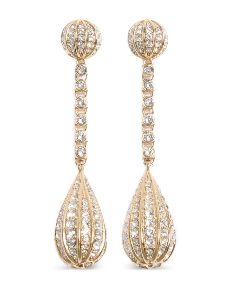 Valentino Garavani Poetique des Gouttes Ohrringe aus Metall und Swarovski® Kristallen - Gold Gold