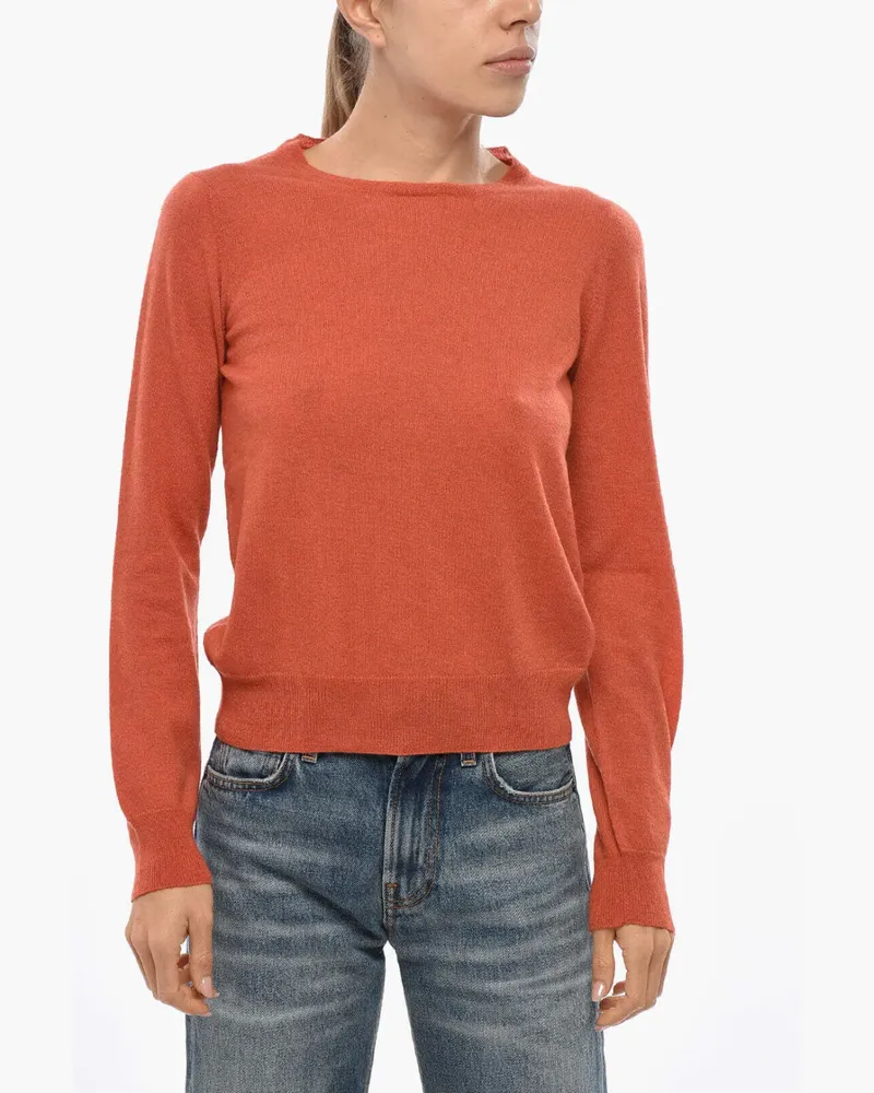 Malo Pullover mit rundem Ausschnitt - Orange Orange