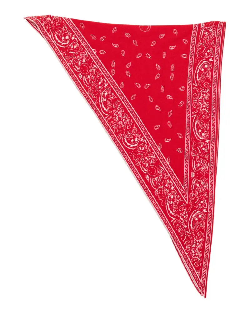 Joshua Sanders Bandana mit Paisley-Print - Rot Rot
