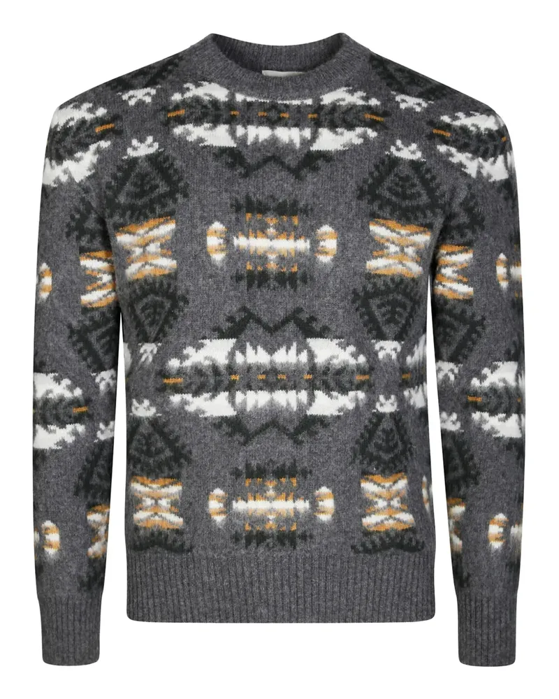 Altea Pullover aus Jacquard - Grau Grau