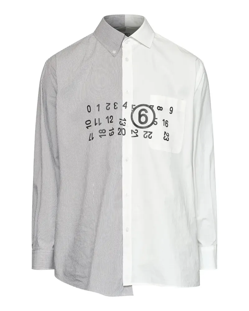 Maison Margiela cotton poplin shirt - Weiß Weiß