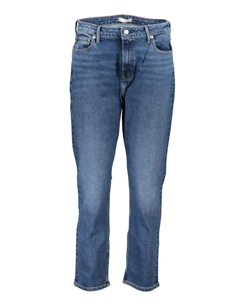 Tommy Hilfiger logo-patch belt-loop jeans - Blau Blau