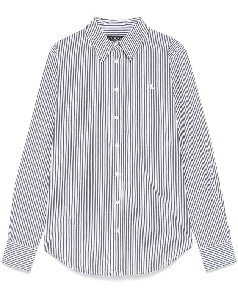 Ralph Lauren Gestreiftes Hemd - Weiß Weiß