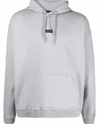 Dsquared2 Hoodie mit Logo-Print Grau