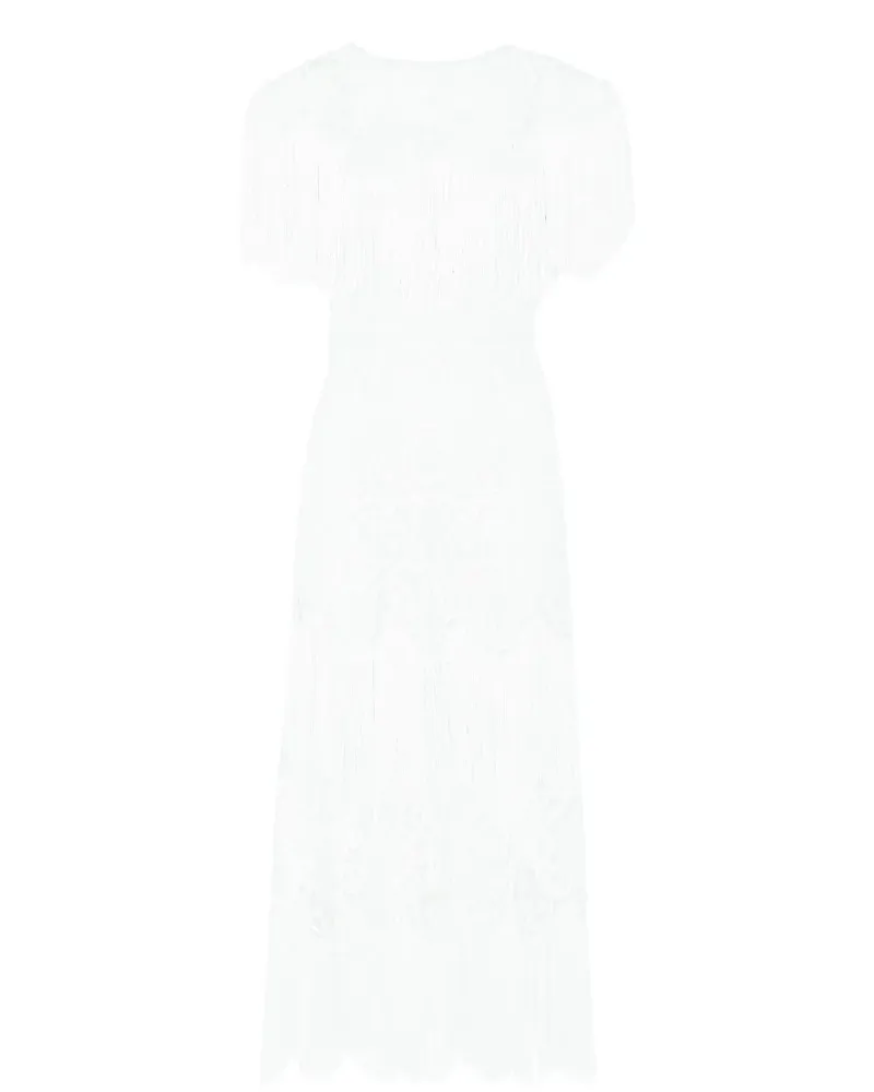Temperley London Cordelle Midikleid aus Spitze - Weiß Weiß