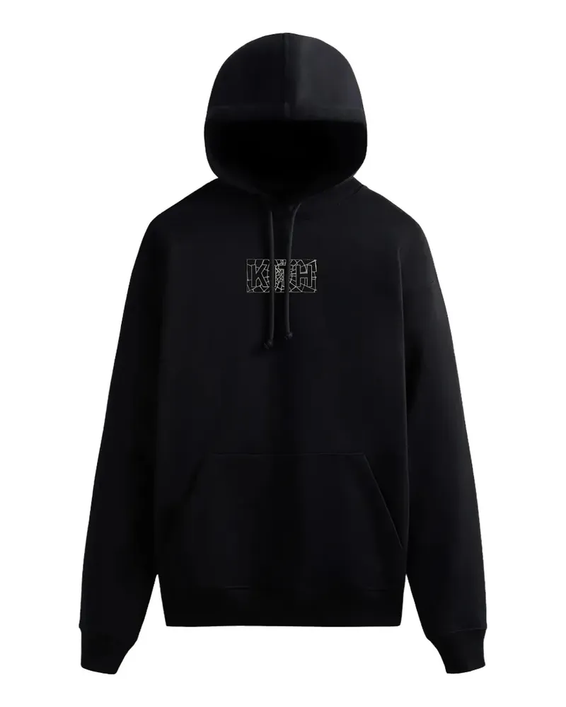 KITH Spider-Man web-logo hoodie - Schwarz Schwarz