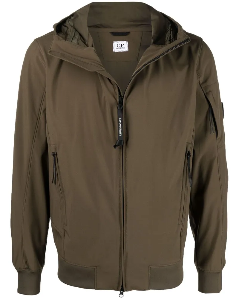 C.P. Company Kapuzenjacke mit Linsen-Detail - Grün Grün
